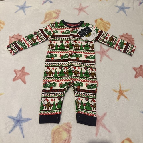 Grinch outfit footless - grinch, romper