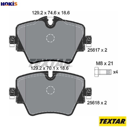 Brake pad set - brake,