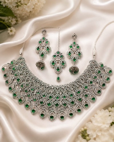 Emerald green bridal - green, bridal,