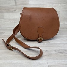 Coach #9851 Rare Vintage Saddle Bag British Tan Brown Crossbody 