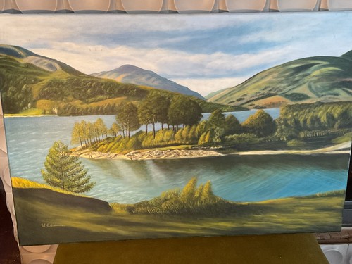 Large original landscape - large, oil