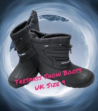 Trespass Snow Boots, Unisex, Size 9uk