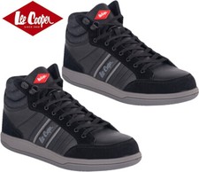 Mens Lee Cooper Ankle Safety Steel Toe Cap Mid Cut Work Boots Trainers Shoes Sz