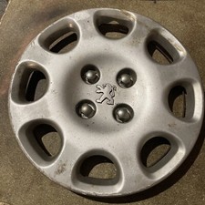 Single Peugeot 206 306 106 14" Wheel Trim Hub Cap x1 Genuine Used Part CUBA