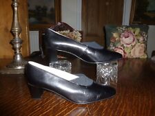ELMDALE  ITALIAN  BLACK LEATHER  SHOES UK 8    MADE IN ENGLANG