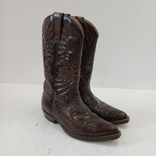 Sancho Cowboy Boots UK 5 EU 38 Brown Leather RMF31-EH