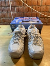 Skechers Shape Up Trainers Women White With box. UK Size 6.5. V Good condition.