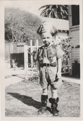 Vintage snapshot kid in - snapshot:,