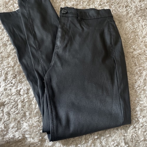 Leather look trousers size - trousers,