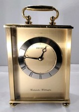 Seiko Westminster Whittington Mantle Carriage Clock QHJ201G Damaged See Desc