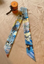 Hermes En Liberte Silk Twilly Scarf New In Box