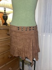 Suede Skirt For Festivals Or