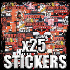 25x Forest Ultras Stickers