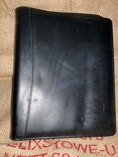 Genuine leather Zipped Conference Folder Business Document Case Bag dechra vet