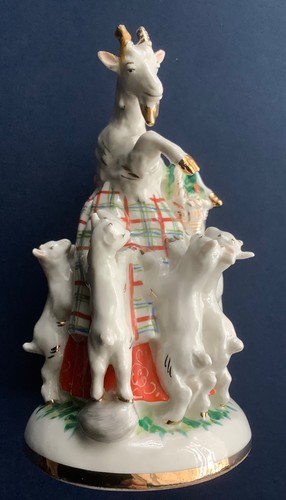 Vintage ussr porcelain goat - ussr,
