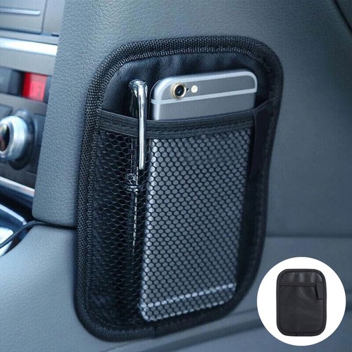 Car storage leather pouch - storage,
