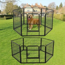 6 Panel Dog Playpen Heavy Duty