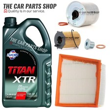 SERVICE KIT FOR FORD FIESTA ZETEC 1.5 TDCI MK7 FUEL AIR OIL FILTER PACKAGE 5L