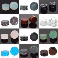 A Pair Opal Stone Ear Plugs