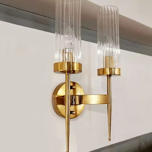 Modern wall light - modern, gold