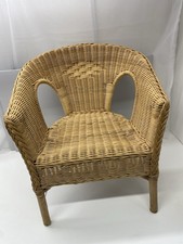 CHILDS WICKER RATTAN ARMCHAIR