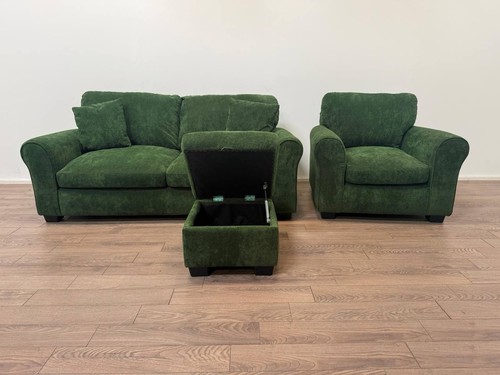 Taylor green fabric - fabric, seater