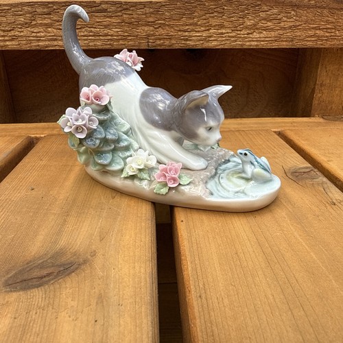 Lladro kitty confrontation - lladro,
