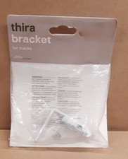 Goodhome Thira White Metal & Plastic Single Track Curtain Pole Bracket