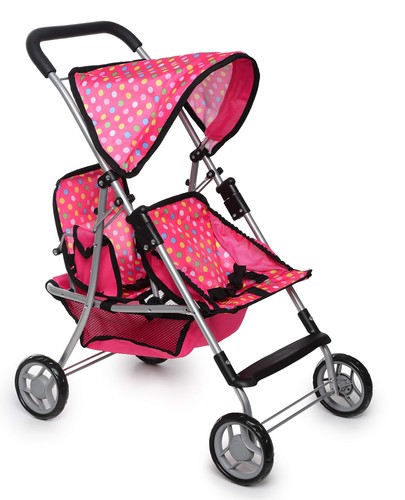 Twin doll stroller pretend - stroller,