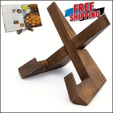 Recipe Book Stand Kitchen Wooden Cookbook Holder for Display Stand DecorationUK.