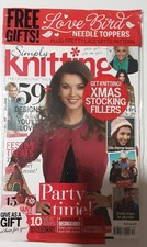 Simply Knitting magazine Dec 2013 Alan Dart Snow White Mice Part One + patterns