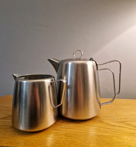 Stainless steel teapot and - stainless,