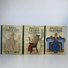 American Girl Doll Felicity Books 1-3  - Pleasant Company 2000 Lot of 3 Books