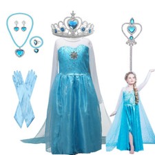 Queen Princess Elsa Girls Anna