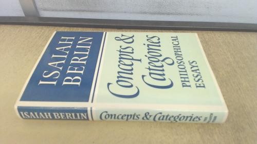 Concepts and categories - and,
