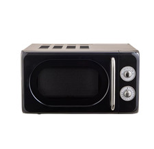 George Home GHMON001B4G Manual Microwave Oven Retro Style 17L 700W – Black