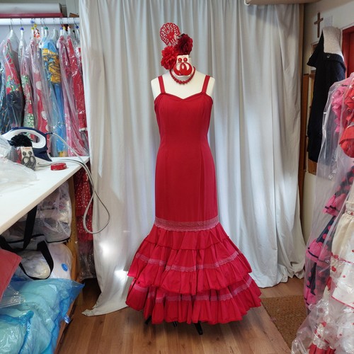 Vintage spanish flamenco dress - vintage,