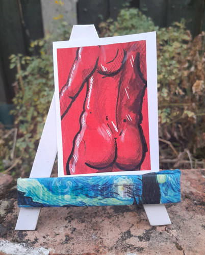 Aceo original mixed media - mixed,