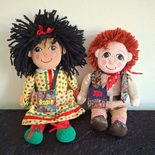Rosie and jim rag dolls - jim, 10"