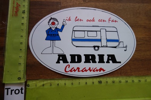Old sticker camping caravan - old,