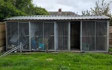 dog run and kennel galvanised dog run
