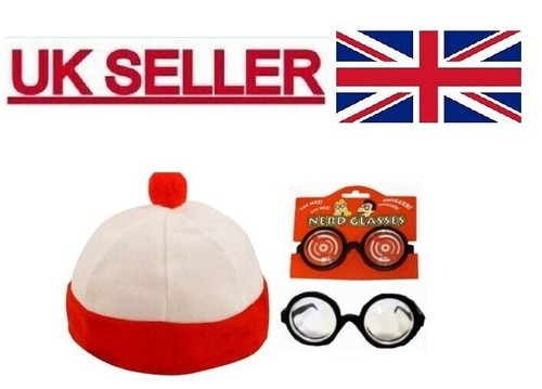 Red and white striped - striped, hat