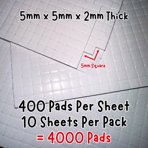4000 double sided foam - double-sided,