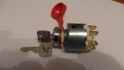 Ignition starter key switch - key,