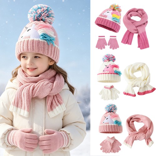 Toddler baby unicorn knit hat - baby,