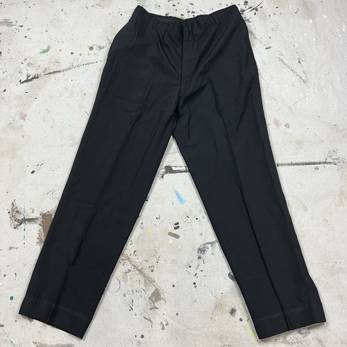 Vintage 50s black rayon - 50s,