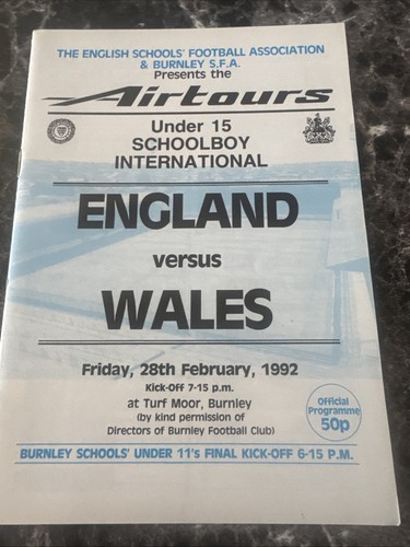 England u15 wales - u15, v