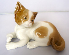 VINTAGE LlADRO "SURPRISED CAT" PORCELAIN FIGURINE 1981 (MODEL 5114) RETIRED 2000