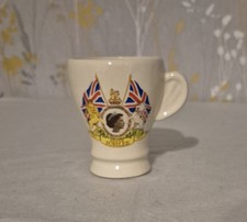 Vintage Ovaltine 1977 Queen Elizabeth II Silver Jubilee Mug.  Sandygate of Devon