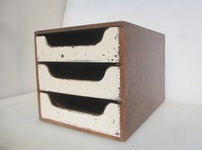 Vintage Wooden Paper Tray Desk